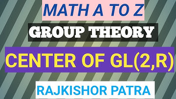 CENTRE OF THE GROUP GL(2,R)