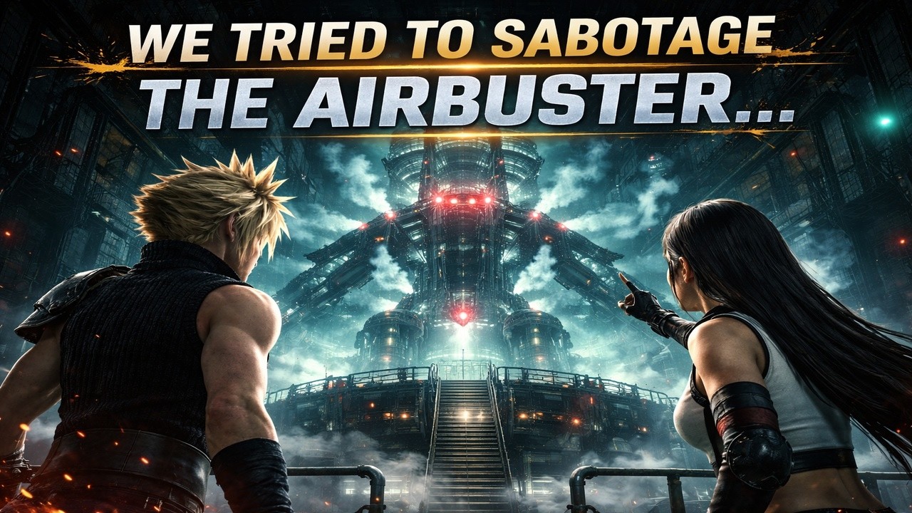 We Tried To Sabotage The Airbuster… | FF7 Remake Playthrough
