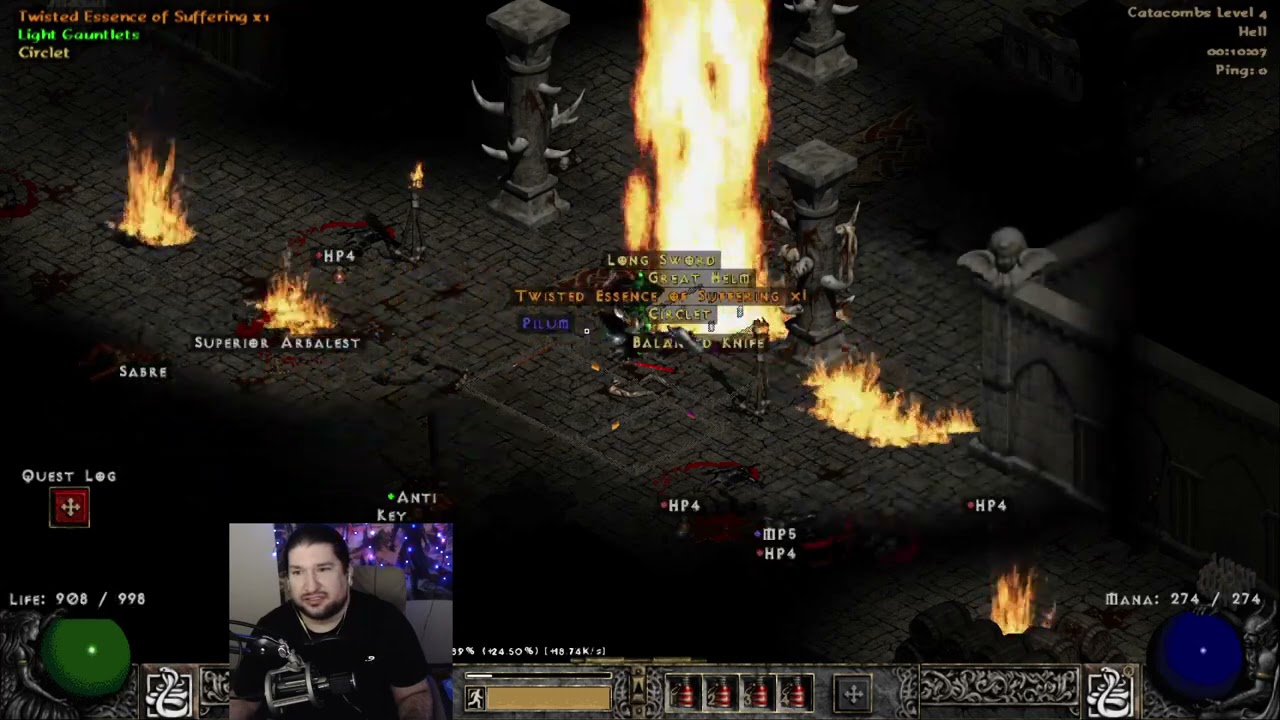 Project Diablo 2 Season 2 Hell MA Assassin Journey! Skill build, equipment, and Boss battles!