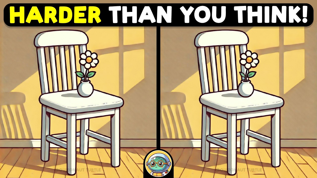 🐢🧩 Spot 3 Differences | Puzzle Masters Only 🧩🐢 | Quizonaut Turtle