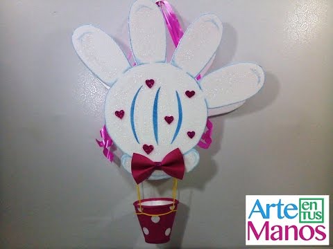PIÑATA PARA FIESTAS infantiles Minnie y sus amigos, HECHA CON ICOPOR paso a paso