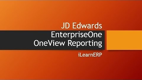 New Module- One View Reporting