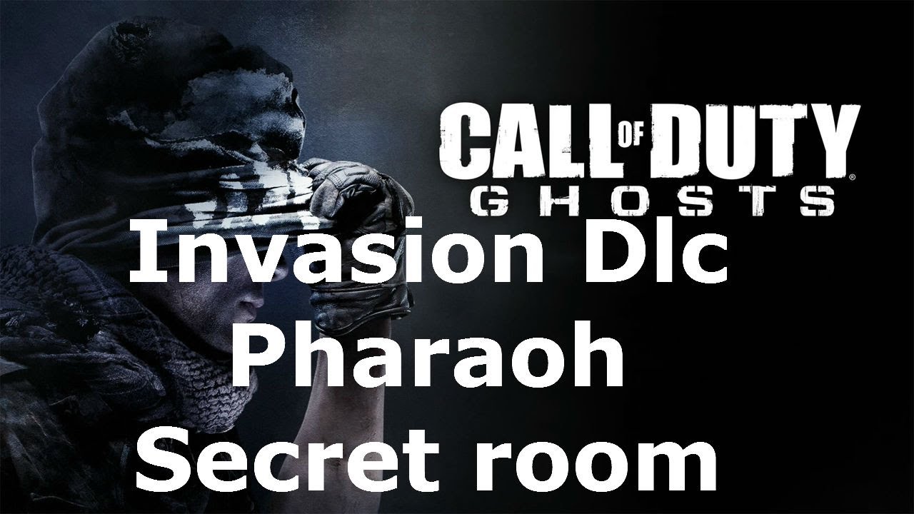 COD Ghosts Invasion Dlc Pharaoh Secret Room - YouTube