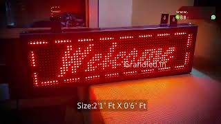 P10 Red Double Side  Scrolling | Mobile App (Wi-fi) | Grand LED screenshot 2