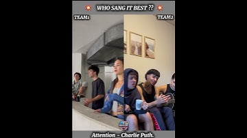 Attention - Charlie Puth#singing #cover #duet #singing