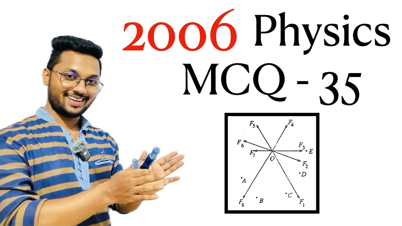 2006 Physics MCQ - 35 | By Sandun K. Dissanayaka | Channel A+