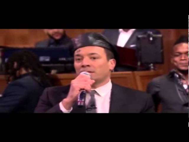 Jimmy Fallon sings like Aaron Neville