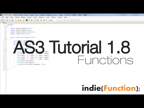 indie(Tutorials); - AS3 Game Development 1.8: Functions