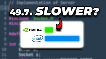 comparing GPUs to CPUs isn