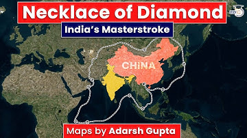Necklace of Diamond through Maps | Current Affairs for UPSC/PCS