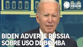Biden adverte a Rússia sobre armas nucleares