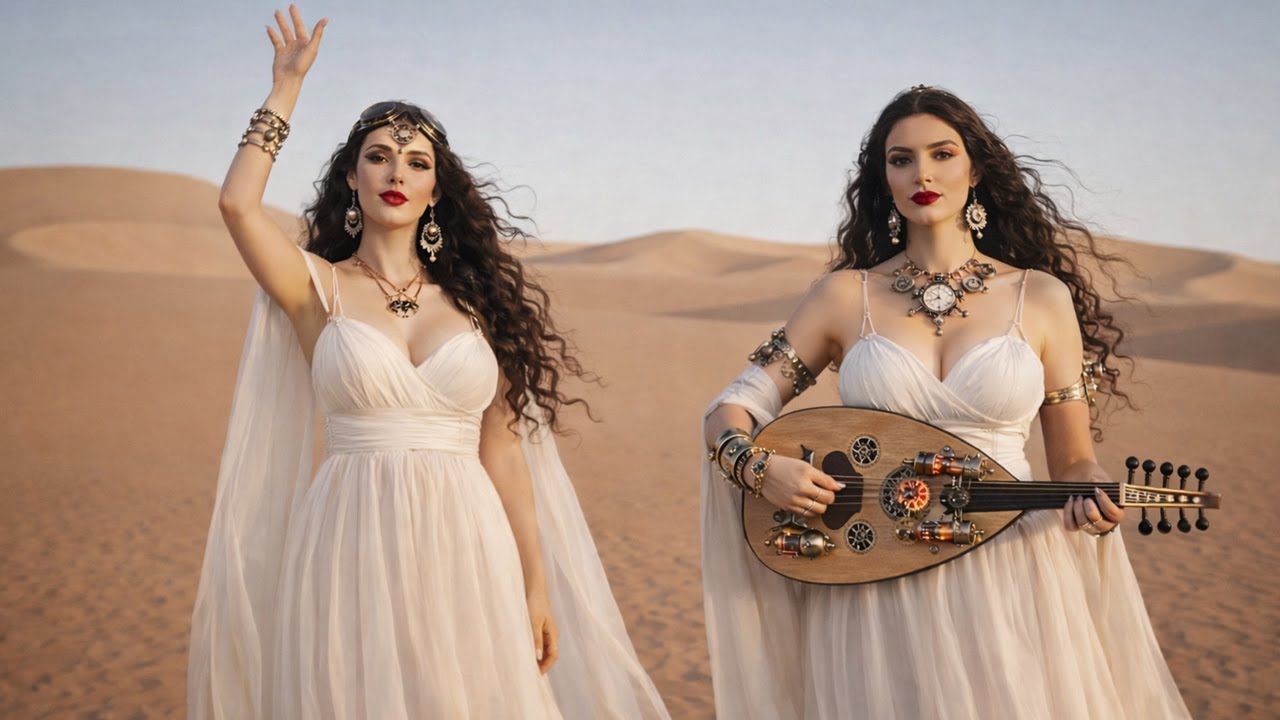 Desert Sunrise Serenity 🌅 Arabic Deep House Instrumental | Relax Travel Vibes