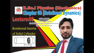Rotational Inertia of Cylinder/#BScI ,#ADP(PartI), #BS_SemI/Mechanics/Rotational Dynamics/Chapter 03