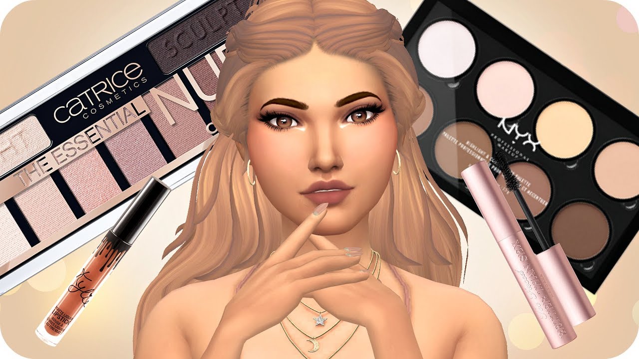 My Makeup Collection Cc Sims 4 Custom Content Showcase 50 Links Youtube