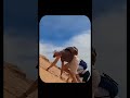 Beach Trap: This Beautiful Slide Down Costs $3,000 To Get Back Up ! #shorts