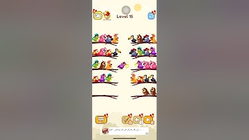 Bird sort color level  11-20#gaming #games #shortvideo #sort #sortvideo 