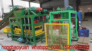 qtj4-25 automatic concrete block making machine