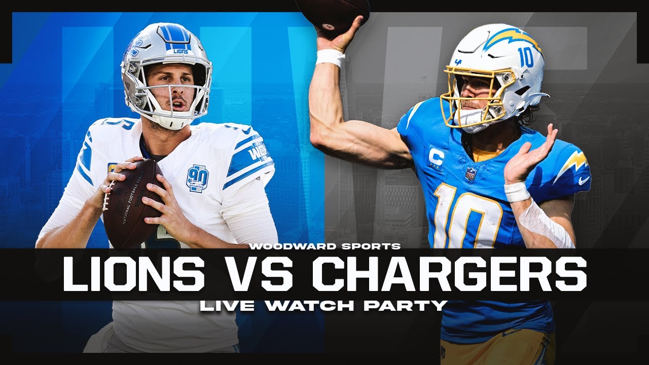 Los Angeles Chargers vs. Detroit Lions Watch Party I Sunday November