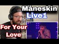 METALHEAD REACTS| Måneskin - FOR YOUR LOVE LIVE1