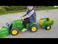 Wyprawa do lasu z Rolly Toys sprzątanie / Trip with Rolly Toys to forest cleaning