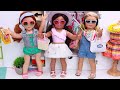 Best friends dress for the beach! Play Dolls