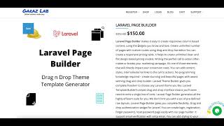 Laravel Page Builder Reusable Drag n Drop Image Gallery - Unlimited Image