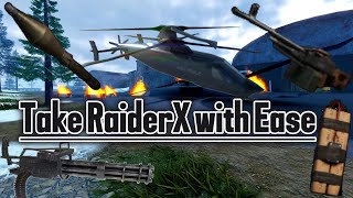 Taking Attack Helicopter With Ease! Lone Survival RaiderX Tutorial