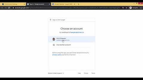 Google Calendar OAuth Consent Video