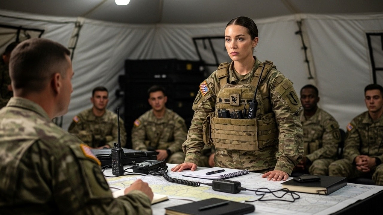 SEAL zapytał żartem o stopień, a kapitan natychmiast przywróciła porządek w bazie