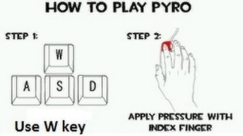 Team Fortress 2 - Pyro w+m1 clutch