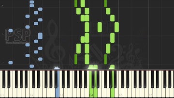 [ Piano Solo Tutorial ] Chrono Trigger - Battle Theme 2 (synthesia)