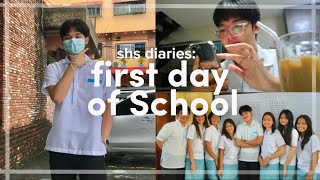shs diaries: first day of f2f classes! 🫶 | Dave Esguerra