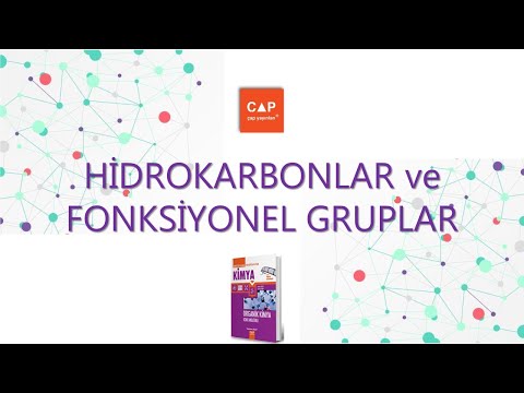 Çap Yayınları Kimya - Organik Kimya  - Sayfa 38 - Hidrokarbonlar ve Fonksiyonel Gruplar