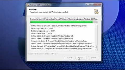 Beginning Android App Development: Installing the Android SDK Tools