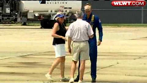 Blue Angel Returns Home For Graduation Speech