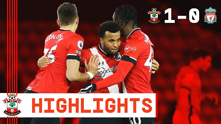 90-SECOND HIGHLIGHTS: Southampton 1-0 Liverpool | Premier League