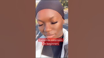 Eyelashes extension on beginners #eyelashextensions #beauty #gospelmusic #worshipmusic #wigs