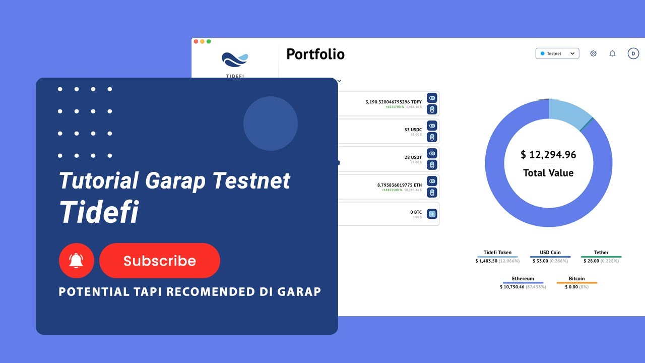 Tutorial Garap Testnet Tidefy