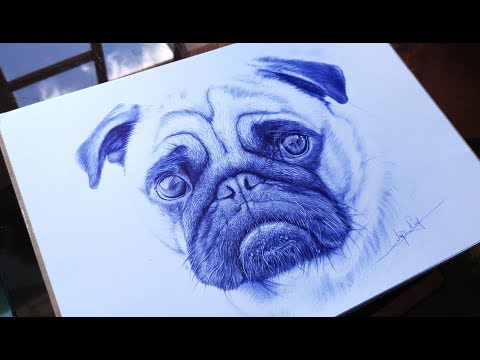 Dog Drawing - Vẽ Chó Bull mặt xệ - tặng thẻ cào cuối clip - DP Truong