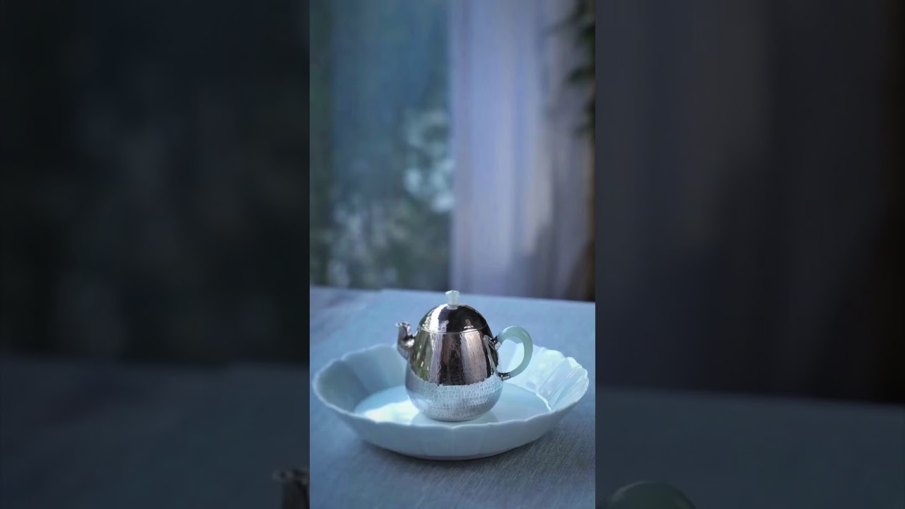 Rhythmic Artistry: Hammering a Silver Teapot to Percussive Beats