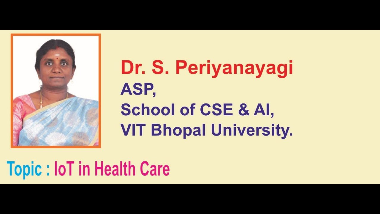 IoT in Healthcare: Transforming Patient Care with Connected Technologies | 5-Day FDP 🌐🩺