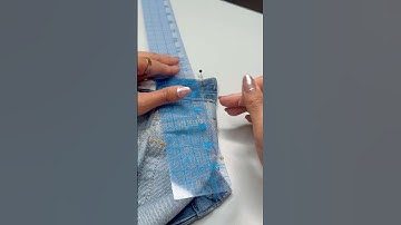 How to take in the waist of your jeans in 10 minutes #easydiy #sewinghack #sewingtips #fashion