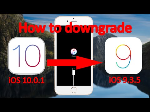 Easy How to Downgrade iOS 10.0.1 to iOS 9.3.5 on iTunes Dam Khunpisey