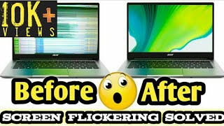 laptop screen flickering solved | 100% working | tamil | mr. s