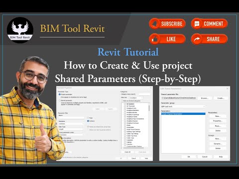 shared parameters in Revit #revit