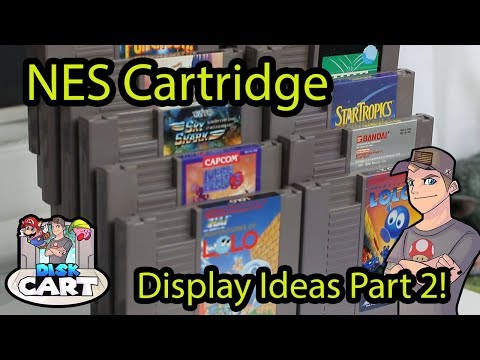 NES Cart Display Ideas for a Game Collection / Game Room PART 2