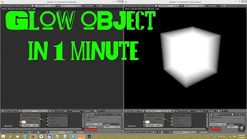 Glow Objects in 1 minute , BLENDER 2.8 TUTORIAL Blender for Beginners
