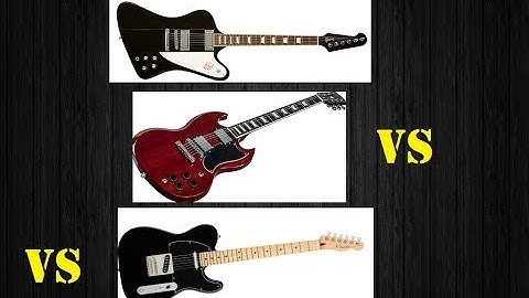 Firebird vs SG vs Telecaster