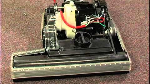 Hoover® Conquest 18" Bagged Upright C1810020: Picking Up Heavy Objects