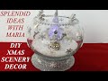 CHRISTMAS DECORATING IDEAS  2020 / DIY XMAS SCENERY / DIY XMAS TERRARIUM